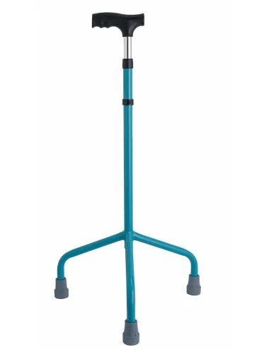 Canne tripode adulte turquoise HERDEGEN