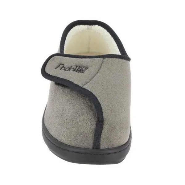 Chaussons orthopédiques Chut Amiral Gris vue de face PODOWELL