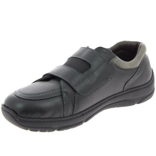 Chaussures orthopédiques CHUP Orfeo_D noir vue de côté PODOWELL