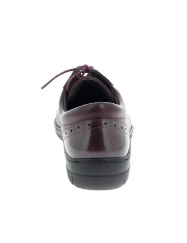 Chaussures orthopédiques Chut Venezia_D bordeaux vue de derrière PODOWELL