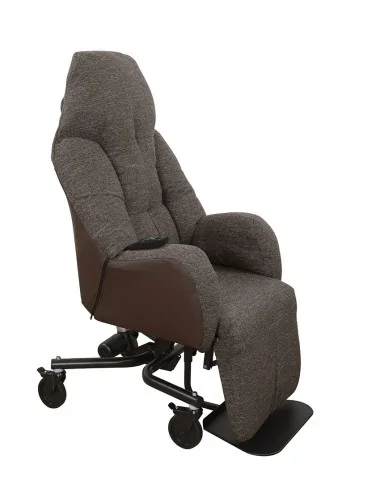 Fauteuil VHP Liberty électrique tissu chiné marron INNOV'SA