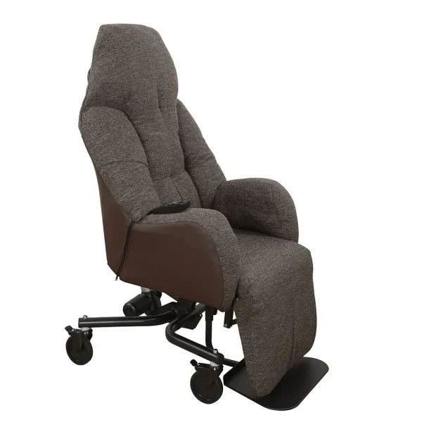 Fauteuil VHP Liberty électrique tissu chiné marron INNOV'SA