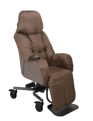 Fauteuil VHP Liberty électrique velours choco édition INNOV'SA