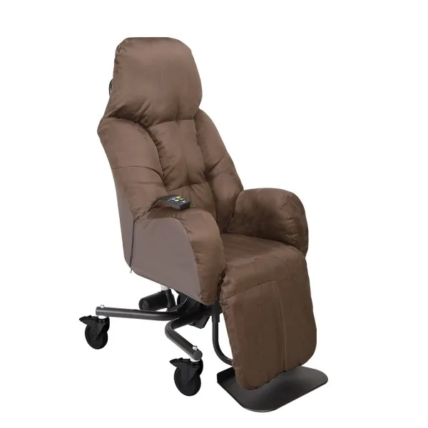 Fauteuil VHP Liberty électrique velours choco édition INNOV'SA