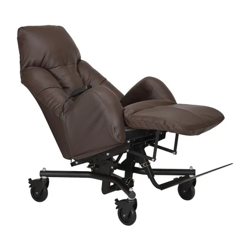 Fauteuil VHP Liberty électrique PVC/PU cacao INNOV'SA