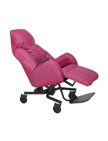 Fauteuil VHP Liberty électrique PVC/PU framboise INNOV'SA