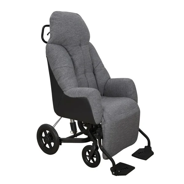 Fauteuil VHP Evasion Manuel Tissu chiné gris INNOV'SA