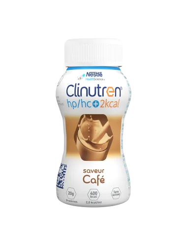 Boisson lactée clinutren HP/HC avec complément nutritionnel saveur café NESTLE