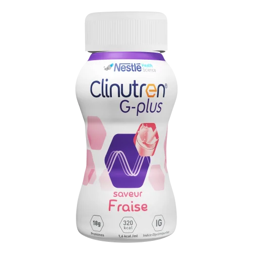 Clinutren boisson G plus sans lactose fraise NESTLE