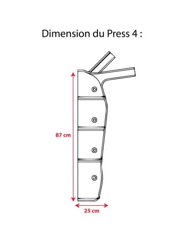 Manchon avec tubulure pour PRESS 4 SISSEL