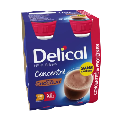 Delical boisson concentrée HP HC chocolat LACTALIS