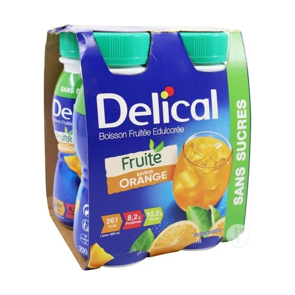 Delical boisson fruitée édulcorée Orange LACTALIS