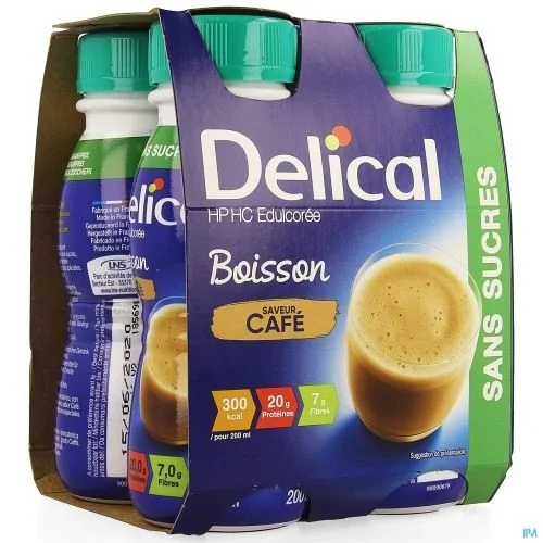 Delical boisson HP/HC sans sucres édulcorée fraise LACTALIS