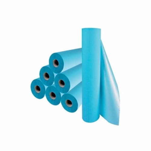 Pack de 6 draps d'examen plastifiés bleu 50x38 cm LA CENTRALE HOSPITALIERE