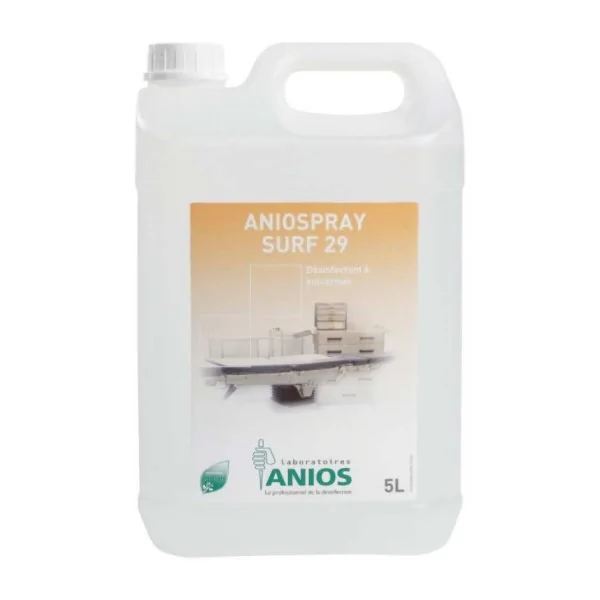 Désinfectant ANIOSPRAY SURF 29 en bidon de 5 Litres ANIOS