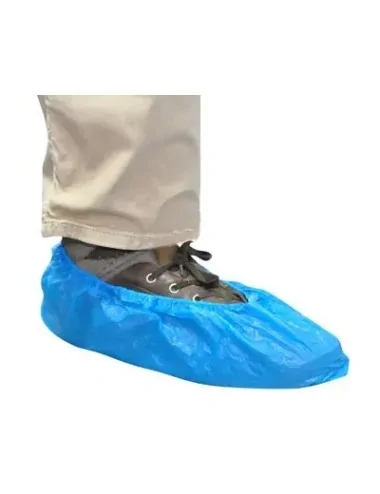 Surchaussures en plastique bleu 40x15 cm EMILABO