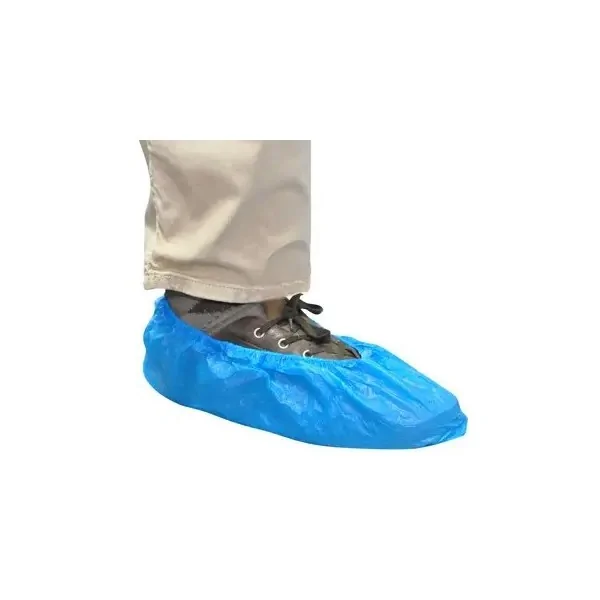 Surchaussures en plastique bleu 40x15 cm EMILABO