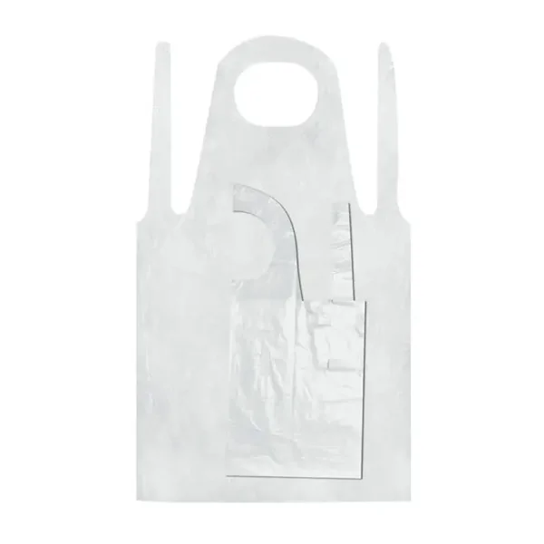 Tabliers de protection plastique blanc 80 x 140 cm EMILABO