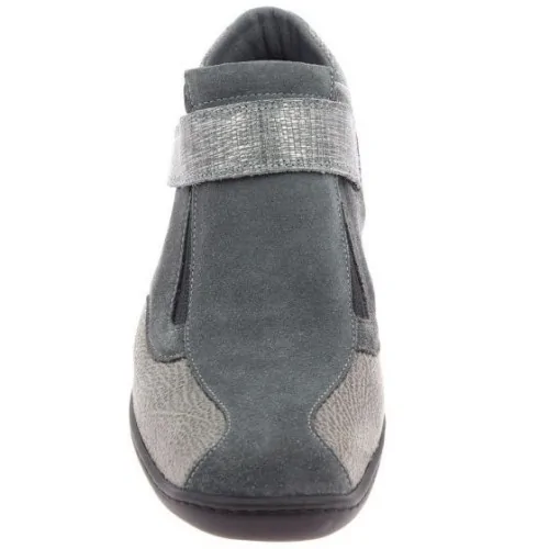 Chaussures orthopédiques bottines chut solange vue de côté gris PODOWELL