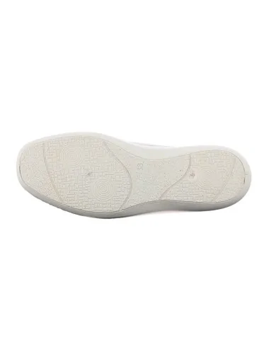 Ballerines en tissu femme TAISSY beige vue de dessous PODOWELL