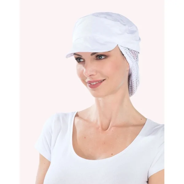 Coiffe casquette secteur agroalimentaire 057 B0 - PC Blanc REMI CONFECTION