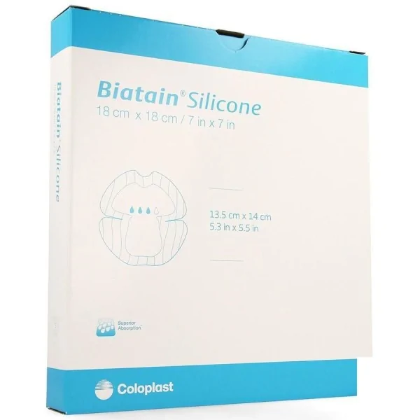 Biatain Silicone Talon 18 x 18 cm COLOPLAST