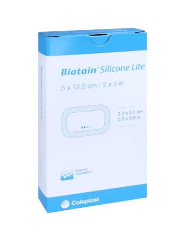 Biatain Adhésif Silicone Lite 5 x 12,5 cm COLOPLAST