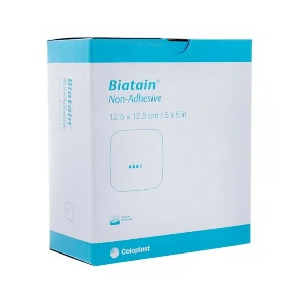 Biatain pansement non adhésive 12,5 x 12,5 cm COLOPLAST