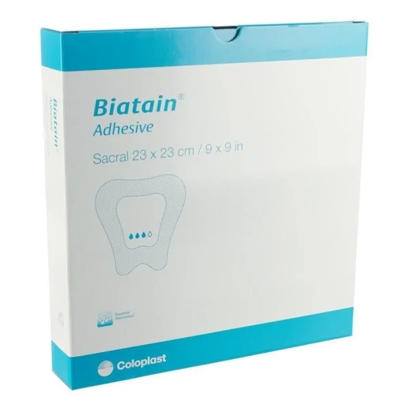 Biatain pansement adhésive sacrum 23 x 23 cm COLOPLAST