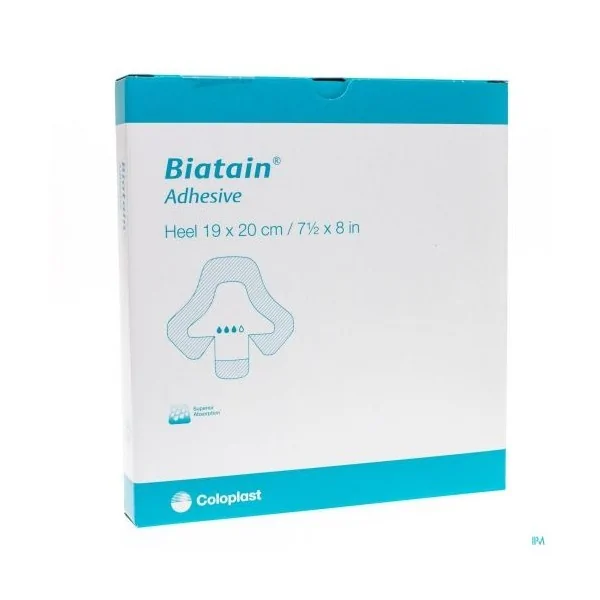 Biatain pansement adhésive talon 19 x 20 cm COLOPLAST