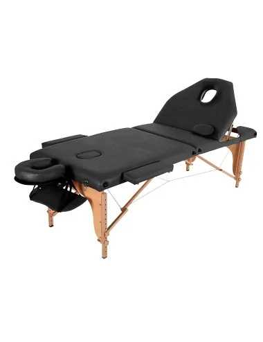 Table de massage pliante en Bois Letti noir JOLETI