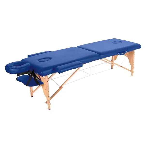 Table de massage pliante en Bois Notia bleu JOLETI