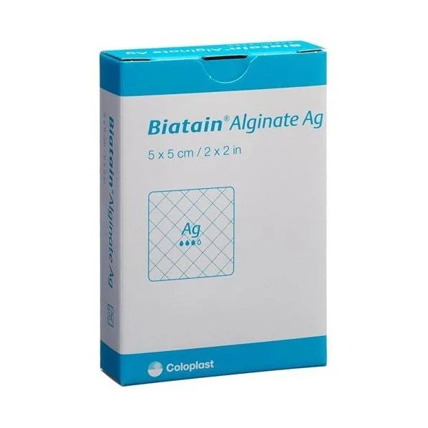 Biatain Alginate Ag 5x5 cm COLOPLAST