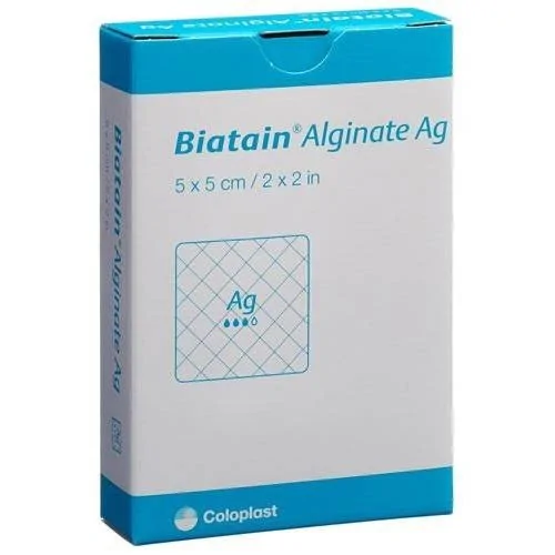 Biatain Alginate Ag 5x5 cm COLOPLAST