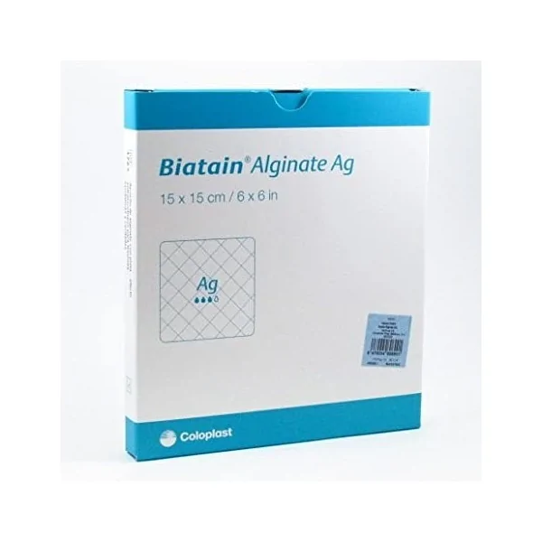 Biatain Alginate Ag 15x15 cm COLOPLAST