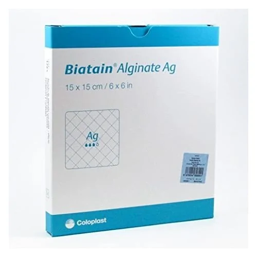 Biatain Alginate Ag 15x15 cm COLOPLAST