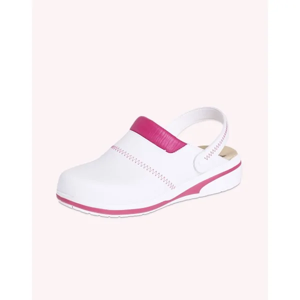 Sabot SABREMI B1 - Blanc/Fuchsia REMI CONFECTION