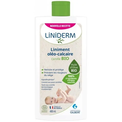 Liniderm Liniment Oléo-calcaire 480 ml GILBERT HEALTHCARE