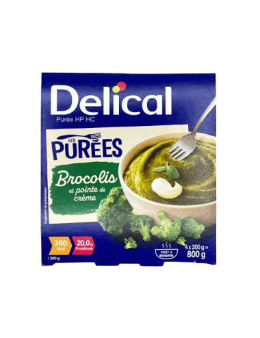 DELICAL PURÉE HP HC - Petits pois - Carottes - Brocolis - Céleri