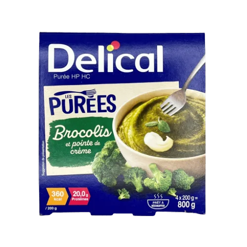 DELICAL PURÉE HP HC - Petits pois - Carottes - Brocolis - Céleri