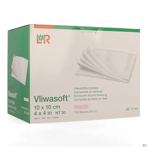 Vliwasoft compresse non-tissé stérile 30 g 7,5x7,5 cm LOHMANN & RAUSCHER