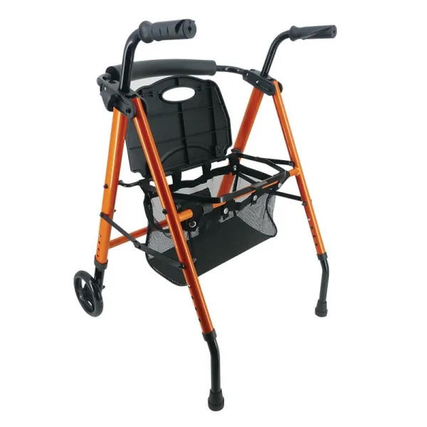 Rollator 2 roues Neo Classic orange Identités