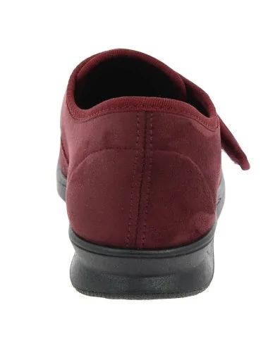 Chaussures fermées pour femme CHUT NESSA Bordeaux vue de derrière PODOWELL