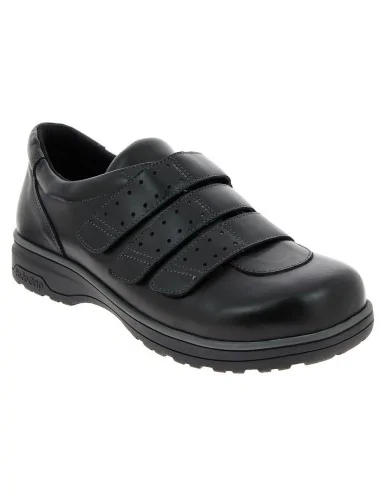 Chaussure fermée pour homme et femme CHUT ALPHONSE PODOWELL Noir vue de côté