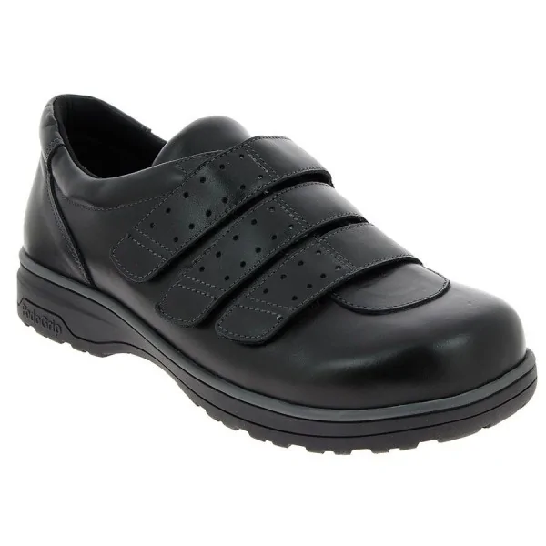 Chaussure fermée pour homme et femme CHUT ALPHONSE PODOWELL Noir vue de côté