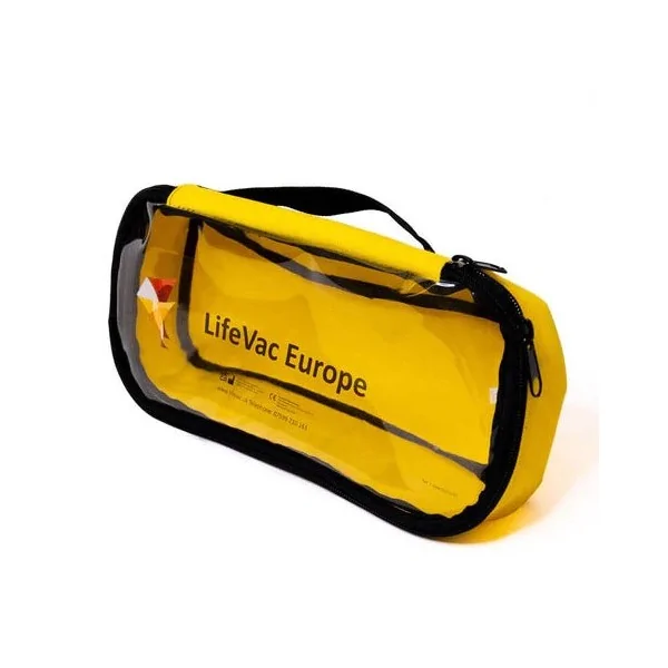 Sac de voyage jaune pour dispositif anti-étouffement Lifevac