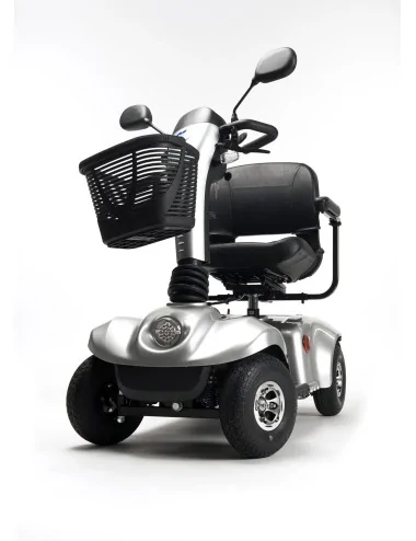 Scooter électrique gris 4 roues ERIS avec panier Vermeiren