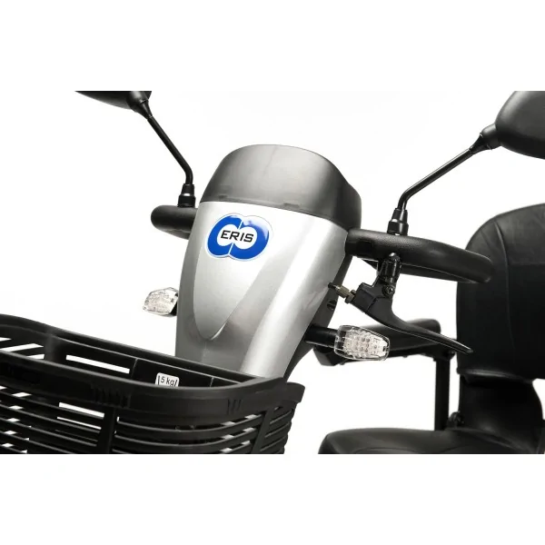 Scooter électrique gris 4 roues ERIS avec panier Vermeiren