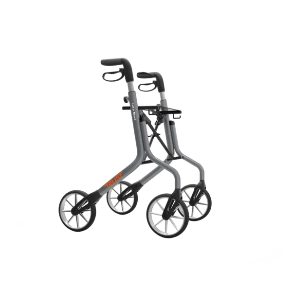 Rollator quatre roues Let's Move gris Mobio