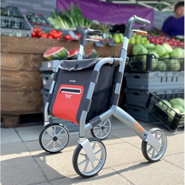 Rollator chariot de course avec sac Let's Shop trustcare Mobio